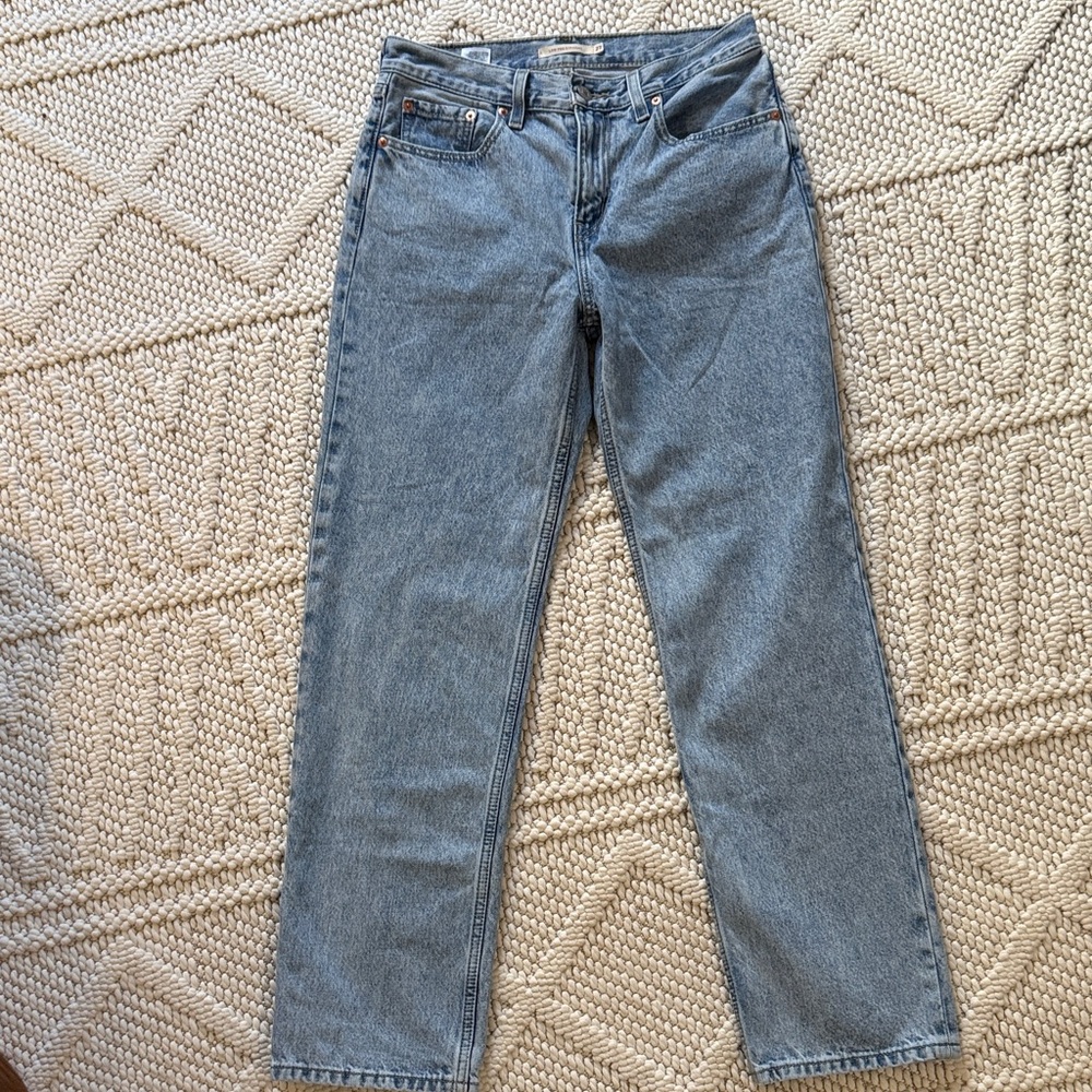 Levi's Low Pro Light Blue Straight Leg Jeans